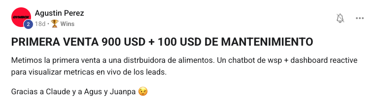 Resultado de Agustín Pérez con el sistema Nexum Academy